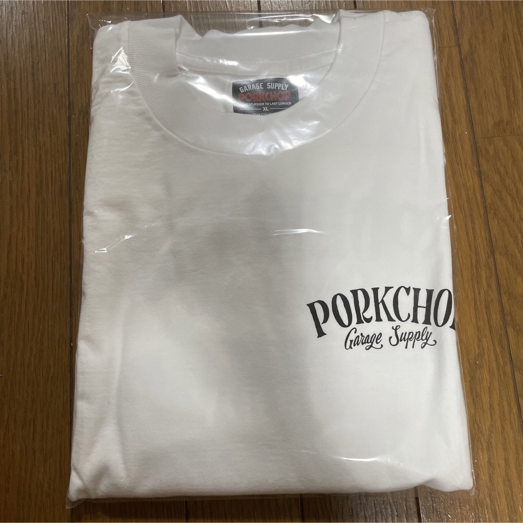 ポークチョップ ロングスリーブTシャツ/PORKCHOP WHITE XLサイズ - T ...