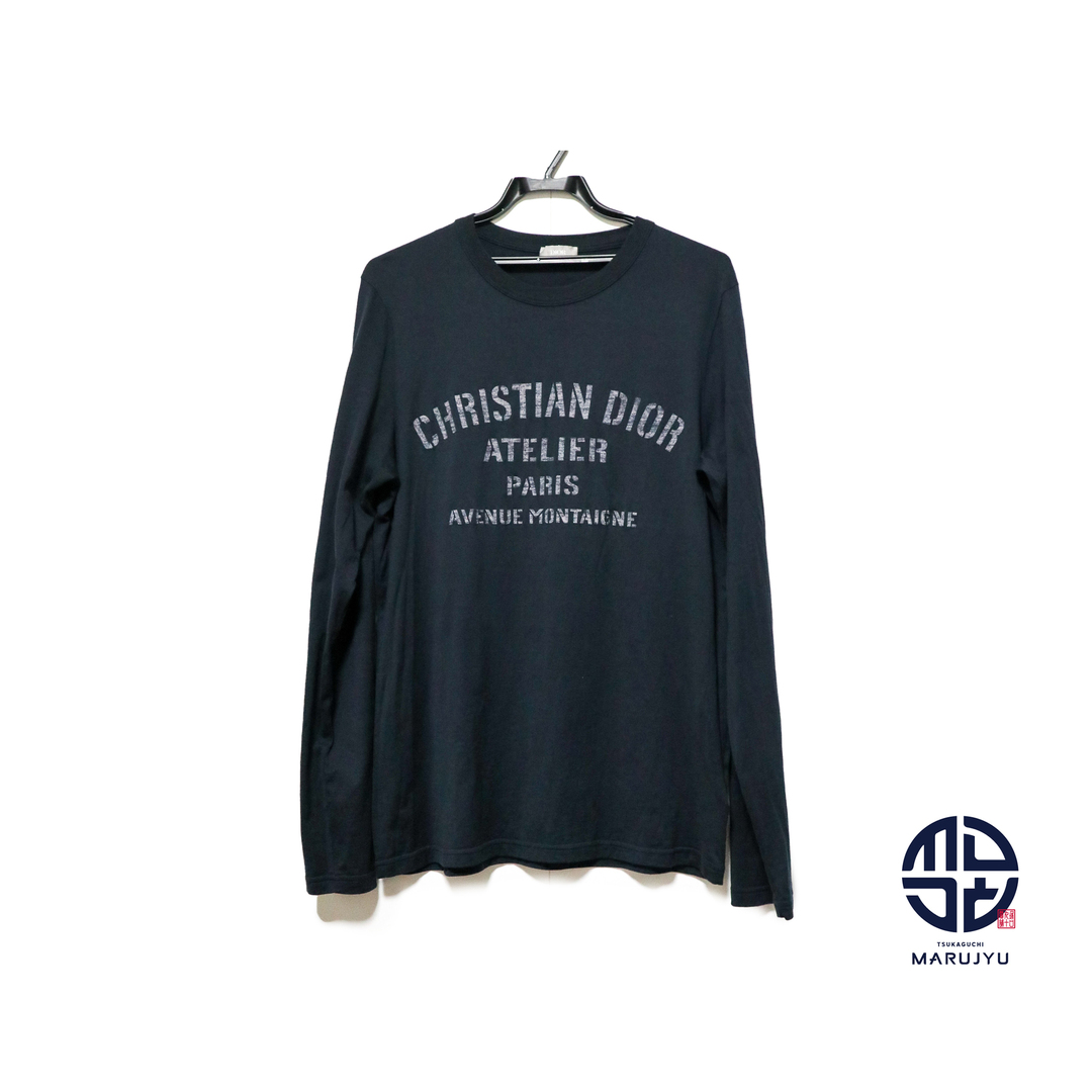DIOR アトリエ 長袖 ロング ロゴ Tシャツ DIOR アトリエ 長袖 ロング ロゴ Tシャツ