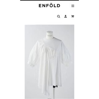 エンフォルド(ENFOLD)のENFOLD DRAPE FLARE BLOUSEドレープフレアブラウス(シャツ/ブラウス(長袖/七分))