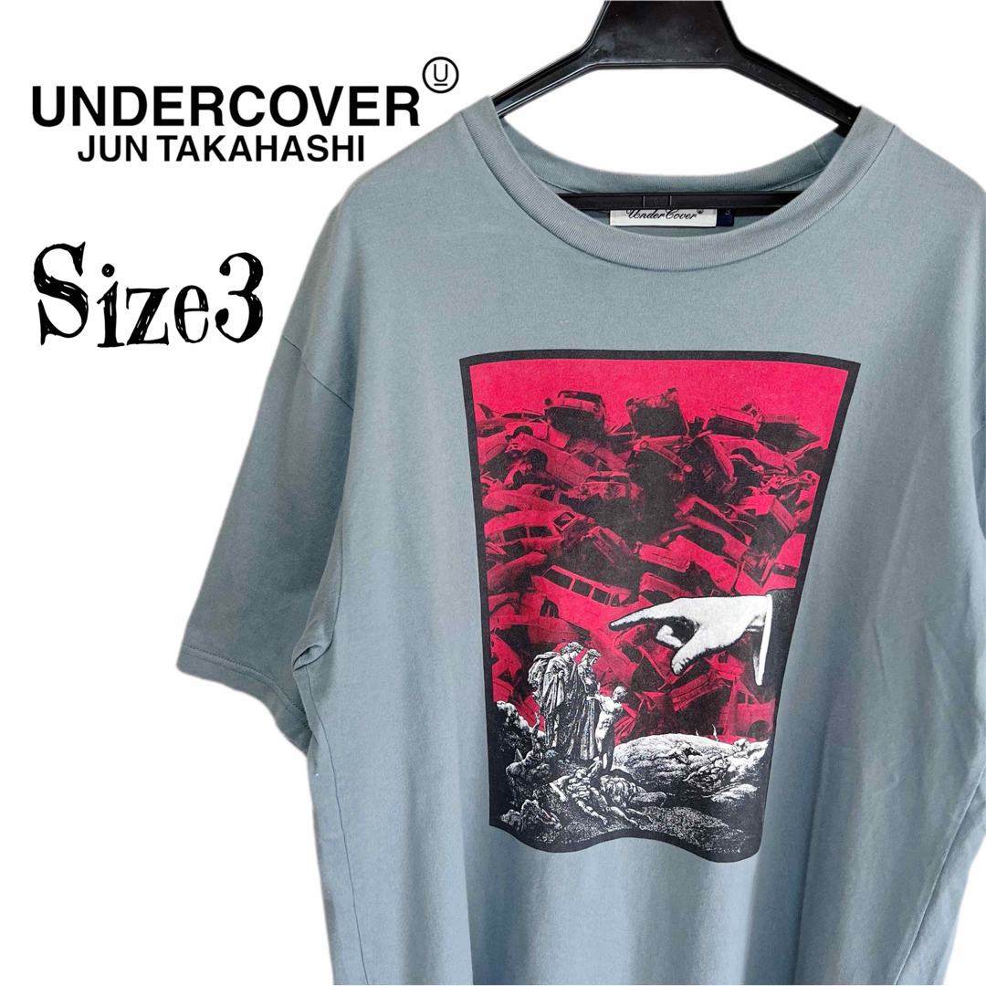 希少サイズ3★UNDERCOVER アンダーカバー 社会風刺画 デザインTシャツ695肩幅