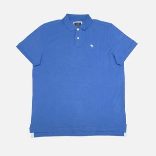 アバクロンビーアンドフィッチ(Abercrombie&Fitch)の★新品★アバクロンビー&フィッチ★アイコンポロシャツ (Blue/XXL)(ポロシャツ)