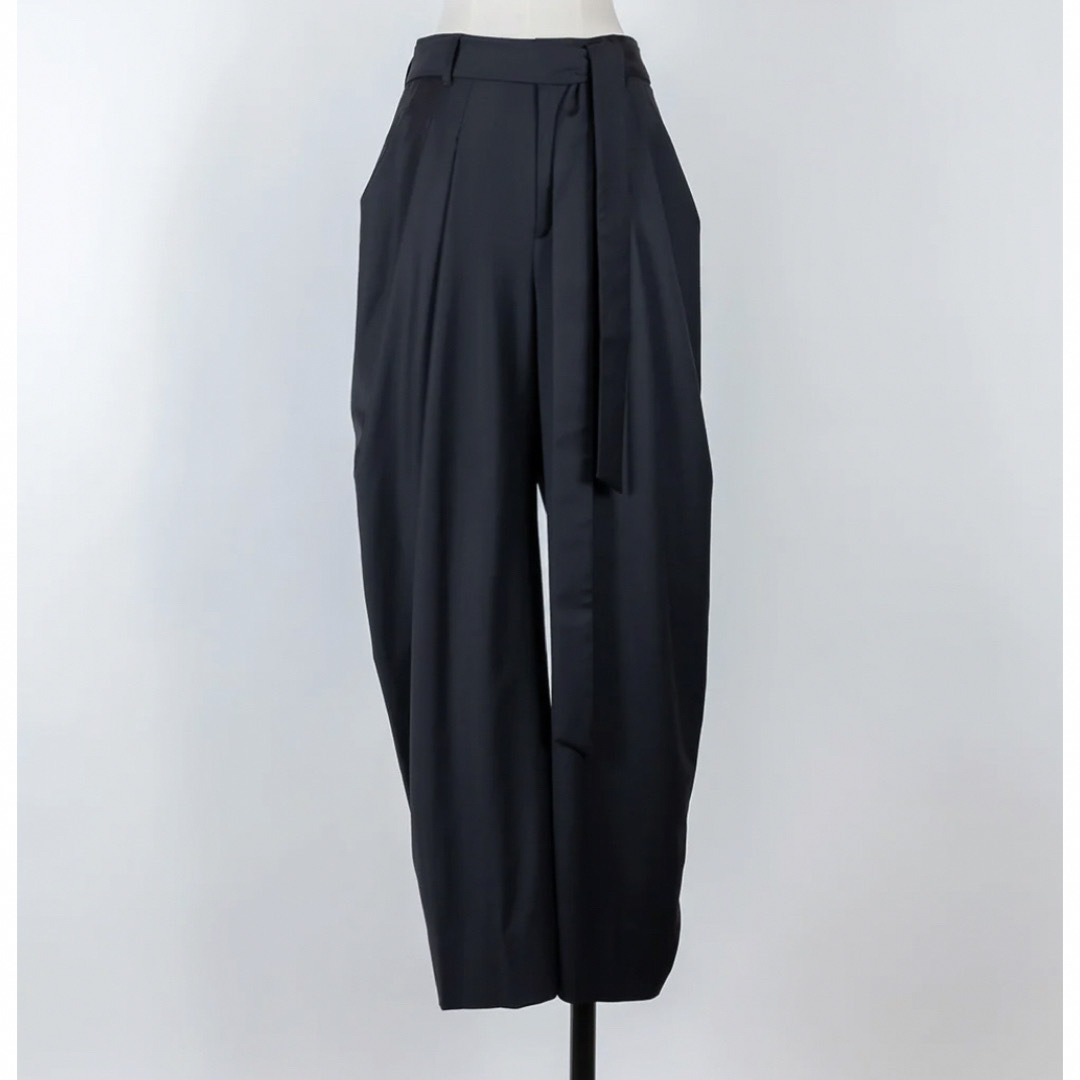 新品タグ付】deres ドレープパンツ ブラック サイズ1-