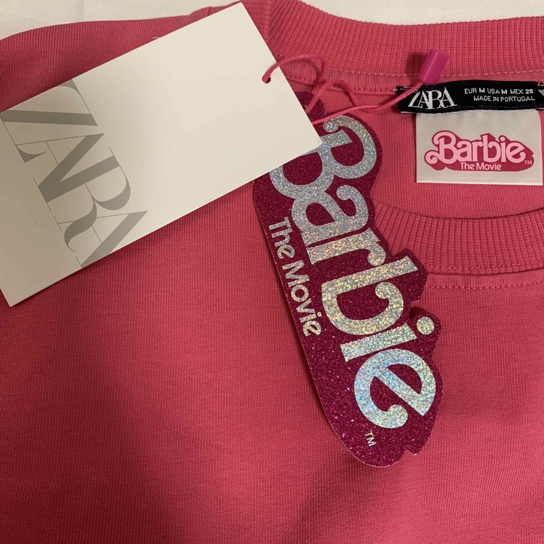 完売 ZARA×Barbie コラボ Tシャツ M | cao.com.ec