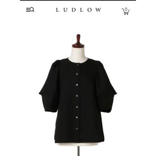 ラドロー(LUDLOW)のラドロー  ludlow ブラウス　ブラック(シャツ/ブラウス(半袖/袖なし))