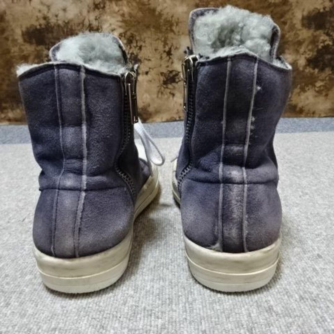 Rick Owens(リックオウエンス)の(定価22万)Rick Owensリックオウエンス・ムートンラモーンズスニーカー メンズの靴/シューズ(スニーカー)の商品写真