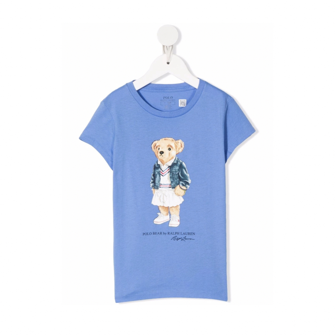 POLO RALPH LAUREN(ポロラルフローレン)のポロベア★ラルフローレン★Tシャツ ブルー 青 キッズ/ベビー/マタニティのキッズ服女の子用(90cm~)(Tシャツ/カットソー)の商品写真