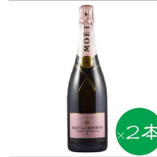 モエエシャンドン(MOËT & CHANDON)のMOET＆CHANDON ROSE モエシャンドンロゼ750ml 2本(シャンパン/スパークリングワイン)