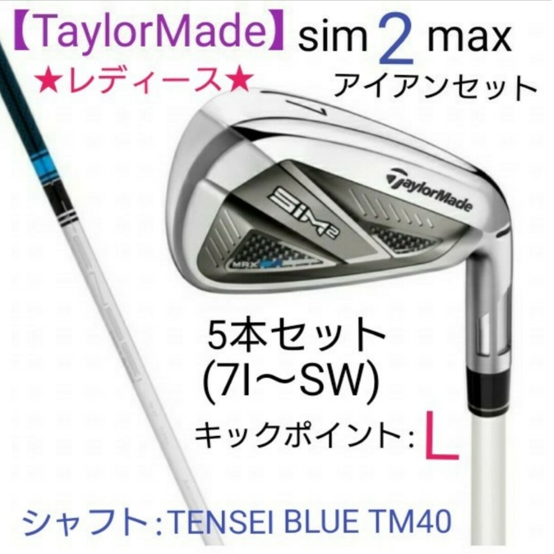 Taylor made SIM MAXレディース アイアンセット