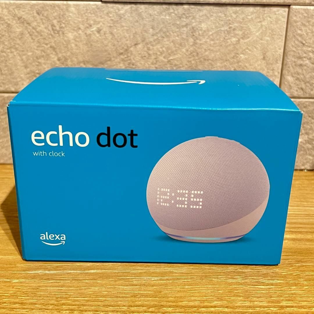 第5世代 Echo Dot with clock グレーシャーホワイト 1