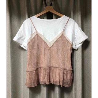 ザラ(ZARA)の【新品】ザラ　キャミソール　チュニック(チュニック)