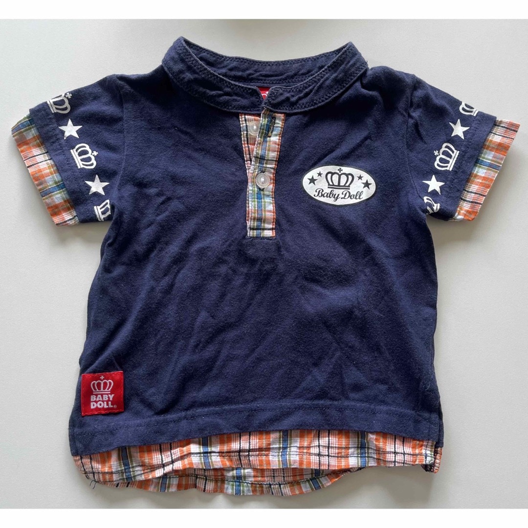 Tシャツ　3枚セット●ベビードール、無印良品 キッズ/ベビー/マタニティのキッズ服男の子用(90cm~)(Tシャツ/カットソー)の商品写真