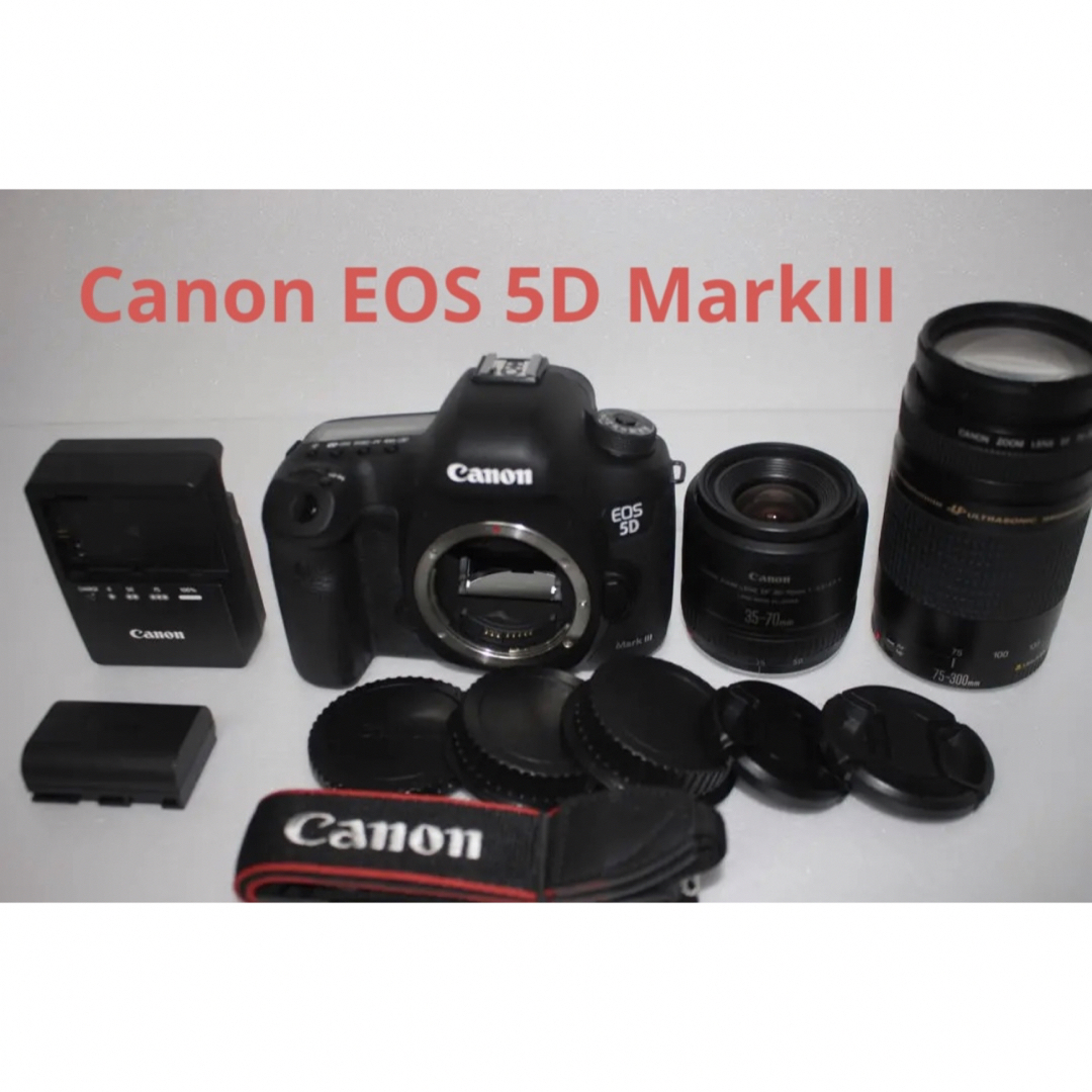 キャノン Canon EOS 5D MarkIII標準＆望遠ダブルレンズセット