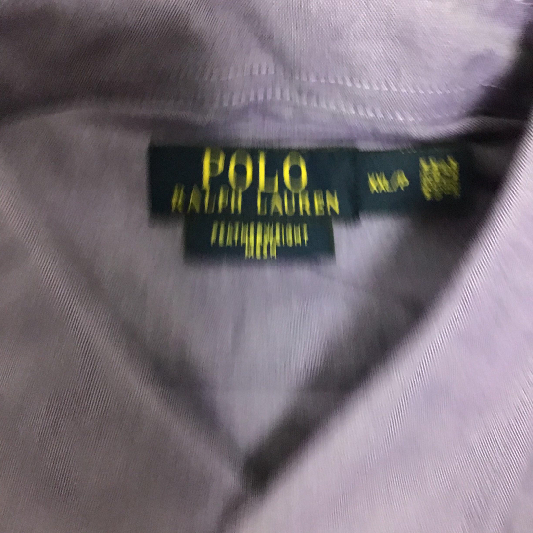 POLO RALPH LAUREN(ポロラルフローレン)のポロ ラルフローレン 半袖 ボタンダウンシャツ パープル ビッグサイズ XXL メンズのトップス(シャツ)の商品写真