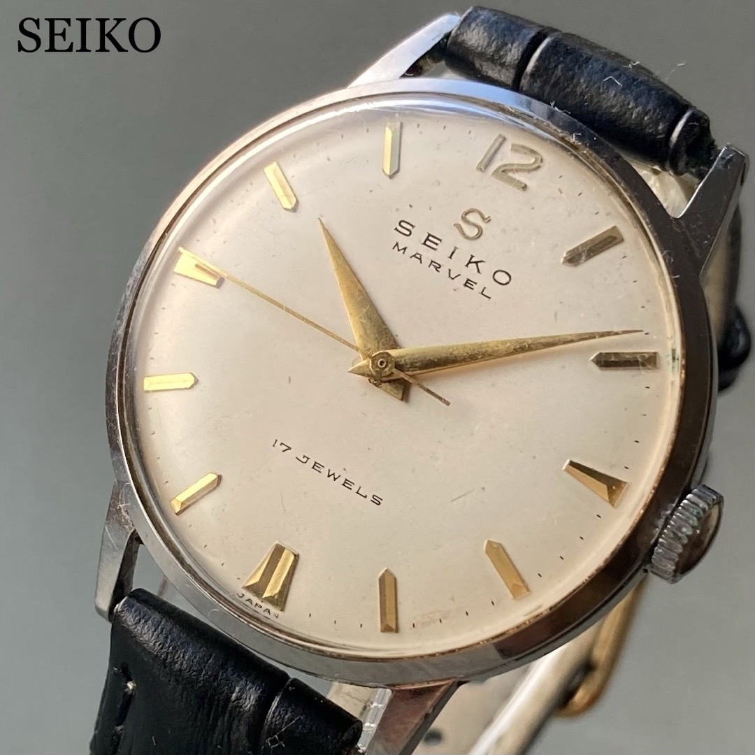 セイコー SEIKO マーベル 腕時計 1956年以降 手巻き メンズ SALE55%OFF