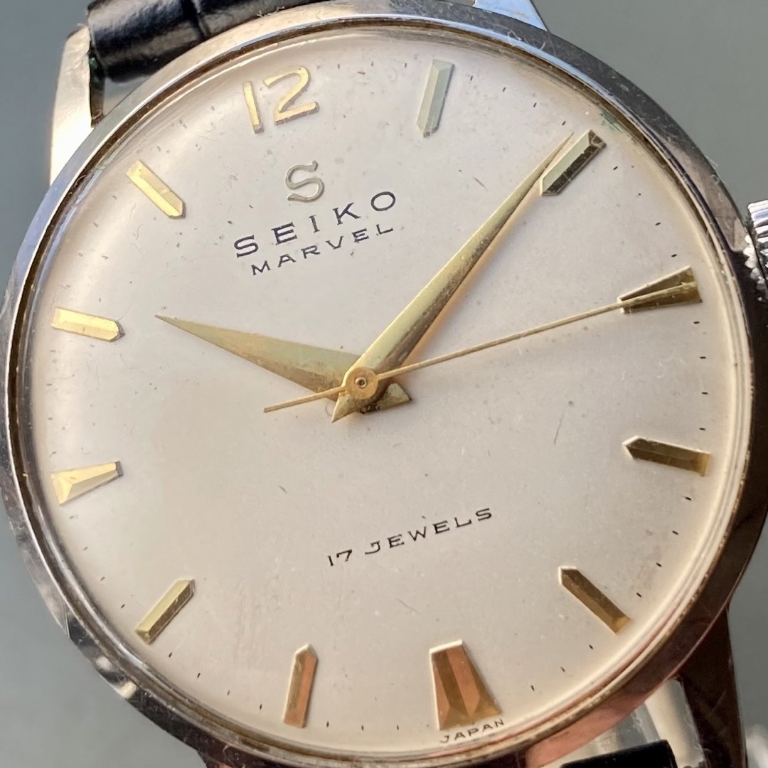 動作品】セイコー SEIKO マーベル 腕時計 1956年以降 手巻き メンズ