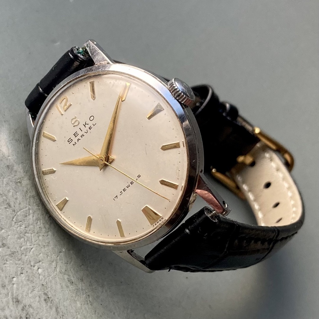 動作品】セイコー SEIKO マーベル 腕時計 1956年以降 手巻き メンズ