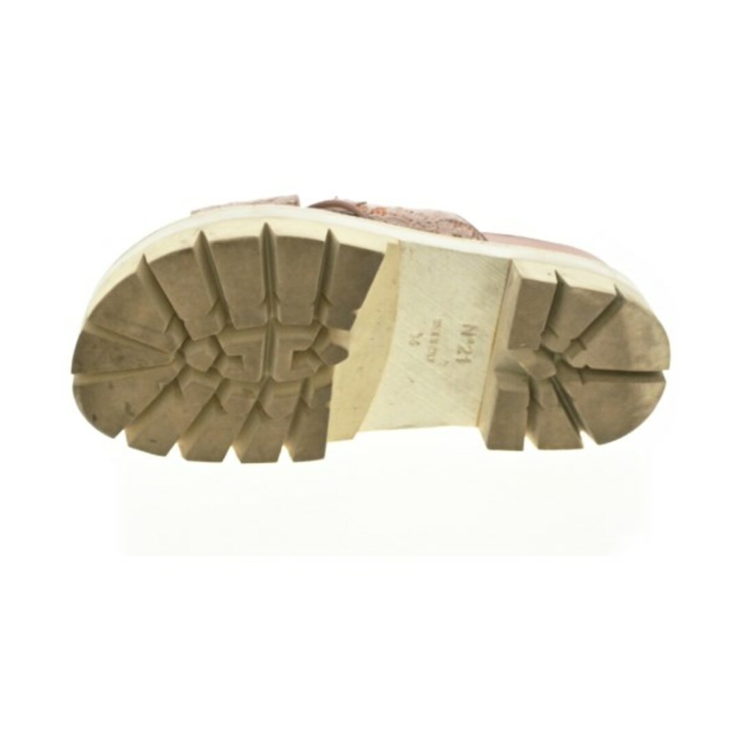 Nﾟ 21 サンダル EU36(22.5cm位) ピンク(総柄) 【古着】【中古】 レディースの靴/シューズ(サンダル)の商品写真