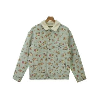 グッチ(Gucci)のGUCCI グッチ ブルゾン 46(M位) 水色x白x赤等(総柄) 【古着】【中古】(その他)