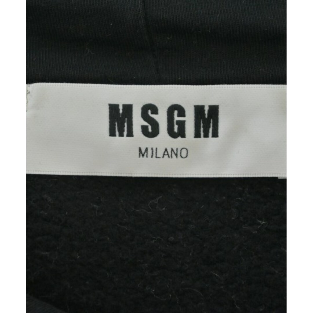 MSGM(エムエスジイエム)のMSGM エムエスジーエム パーカー S 黒 【古着】【中古】 レディースのトップス(パーカー)の商品写真