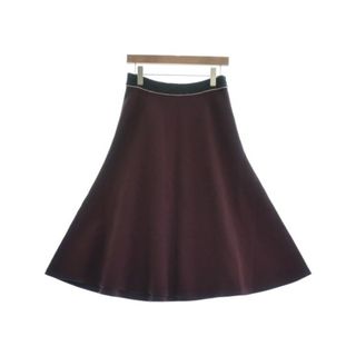 マルニ(Marni)のMARNI マルニ ロング・マキシ丈スカート 42(M位) エンジ 【古着】【中古】(ロングスカート)