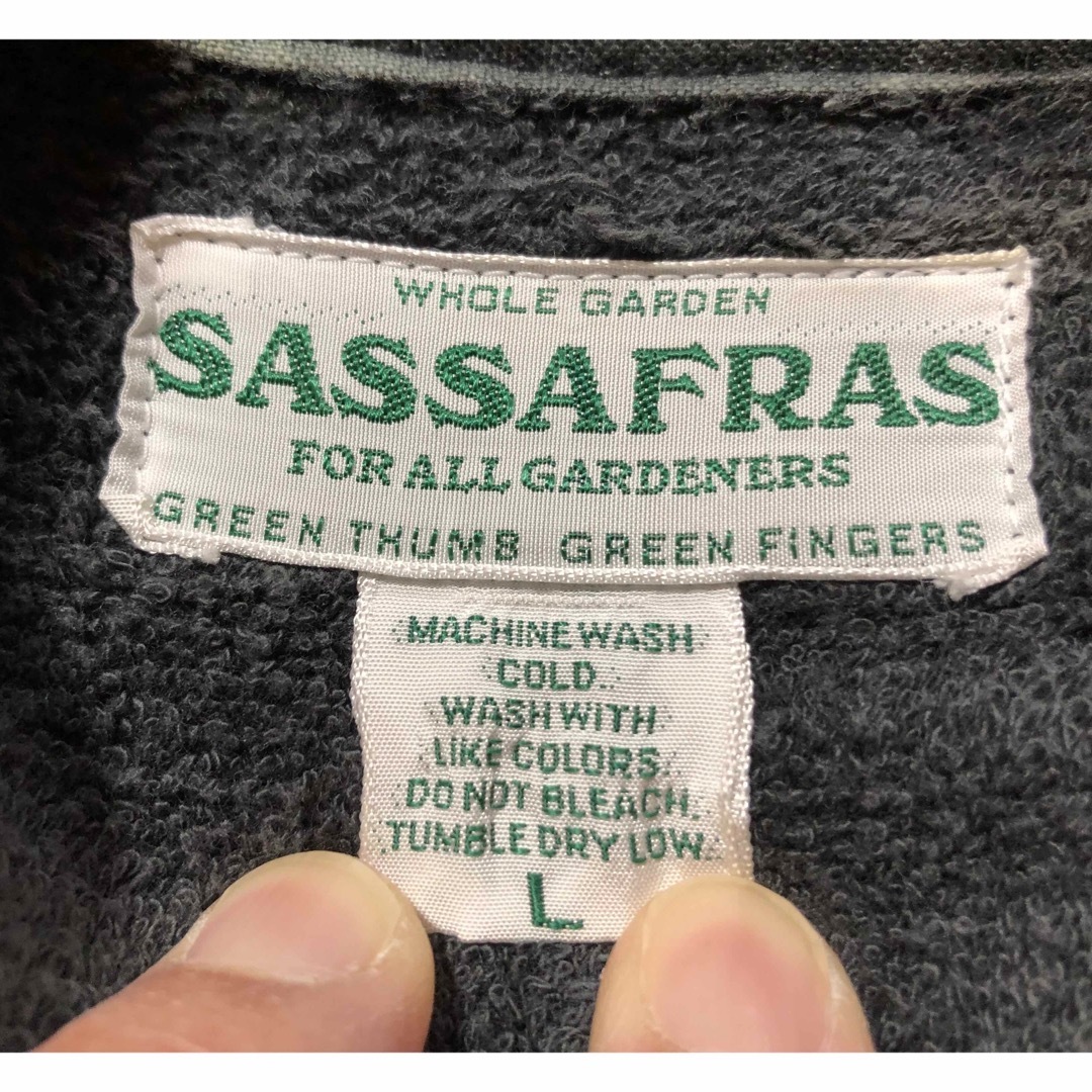 SASSAFRAS(ササフラス)のササフラス 深緑 グリーン 染め物 タイダイ 半袖 ベスト 緑 ジャケット メンズのジャケット/アウター(その他)の商品写真