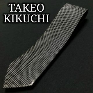 タケオキクチ(TAKEO KIKUCHI)のタケオキクチ チェック ブラック ネクタイ A104-Q05(ネクタイ)