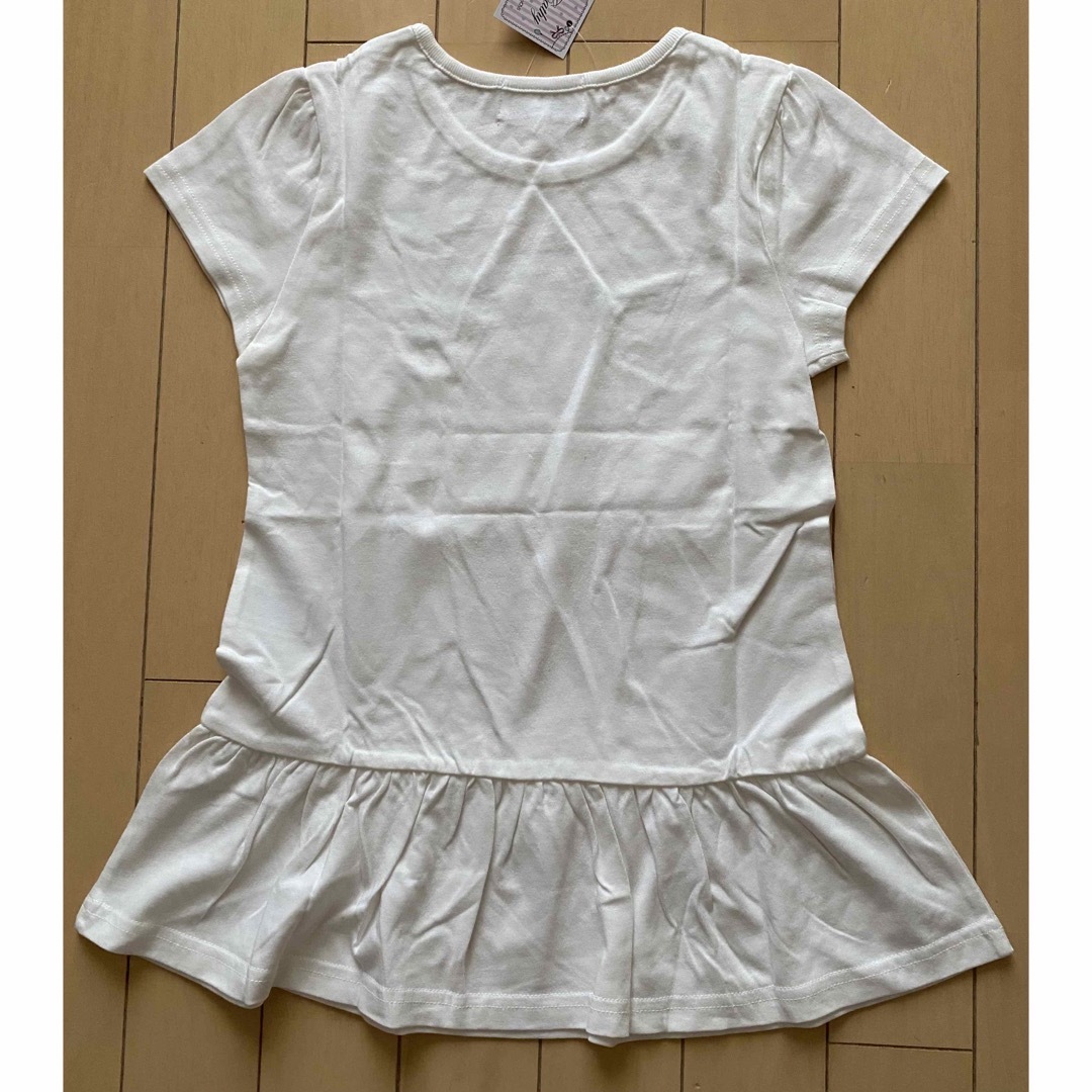 motherways(マザウェイズ)のマザウェイズ 裾フリルTシャツ 130 キッズ/ベビー/マタニティのキッズ服女の子用(90cm~)(Tシャツ/カットソー)の商品写真