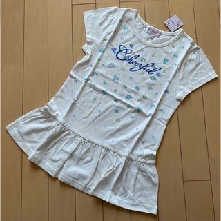 マザウェイズ(motherways)のマザウェイズ 裾フリルTシャツ 130(Tシャツ/カットソー)