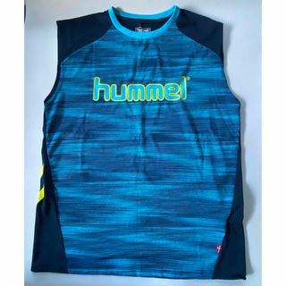 ヒュンメル(hummel)の値下げ❗️hummel メンズ　サッカー　ノースリーブ　新品未使用(Tシャツ/カットソー(半袖/袖なし))