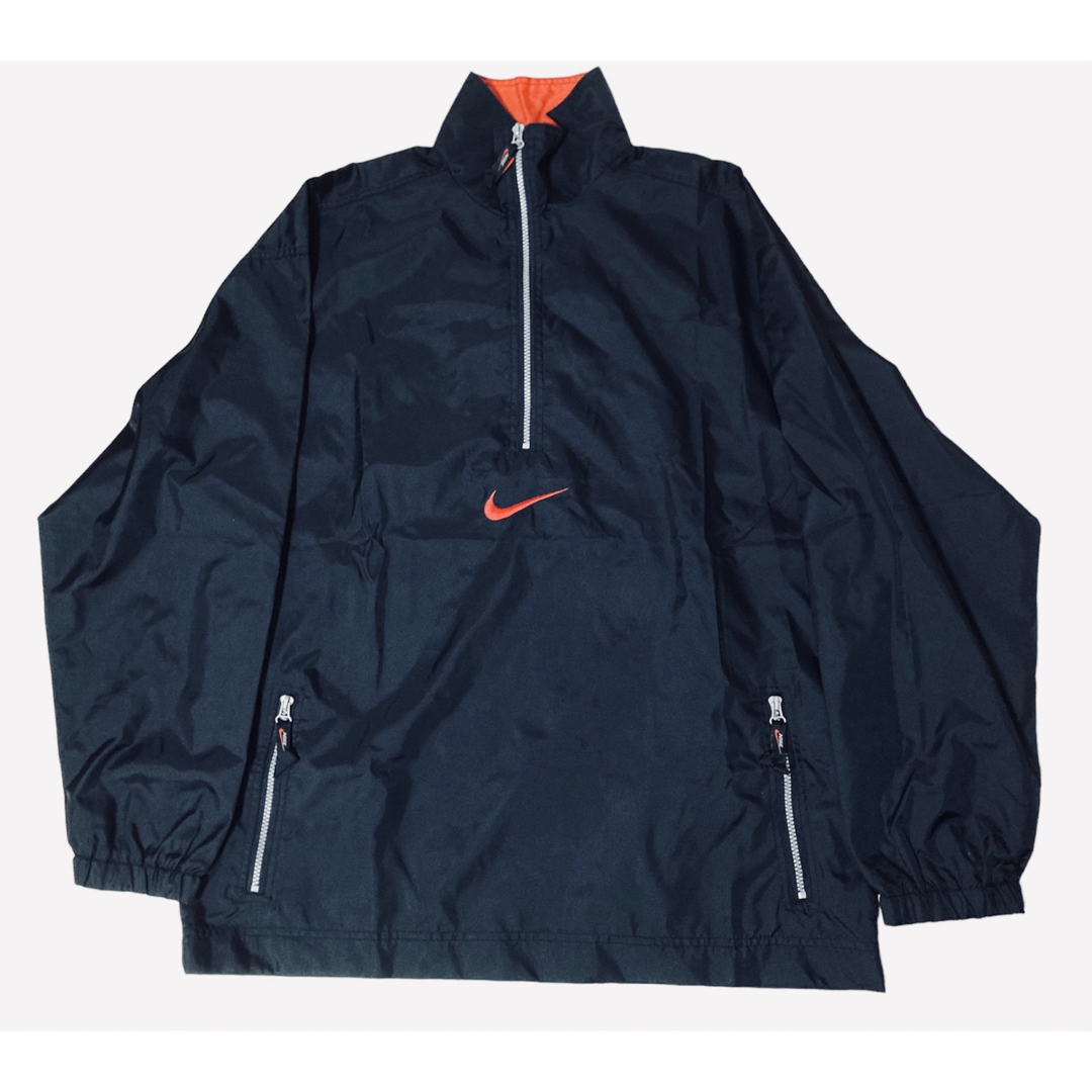 NIKE - 極美品 NIKE ナイキ ハーフジップ ナイロンジャケット 白タグ L
