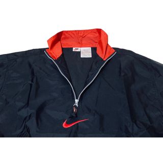 NIKE - 極美品 NIKE ナイキ ハーフジップ ナイロンジャケット 白タグ L