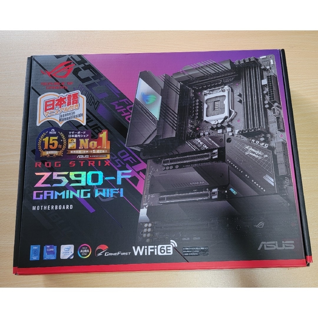 【未使用】ASUS ROG STRIX Z590-F GAMING マザーボード