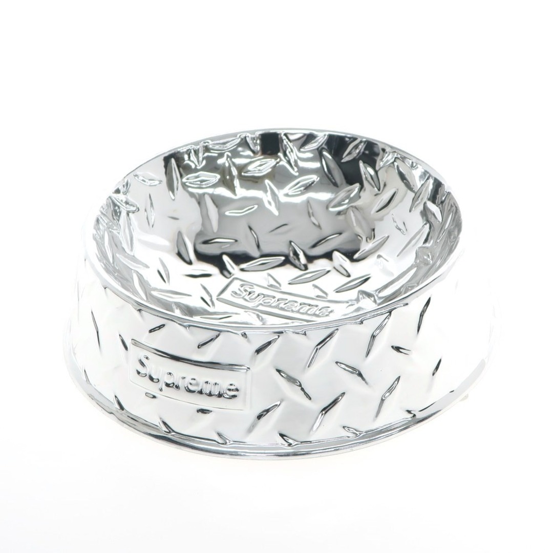 Supreme Diamond Plate Dog Bowl \