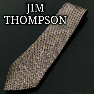 ジムトンプソン(Jim Thompson)のジムトンプソン ドット パープル＆グリーン ネクタイ A104-R19(ネクタイ)