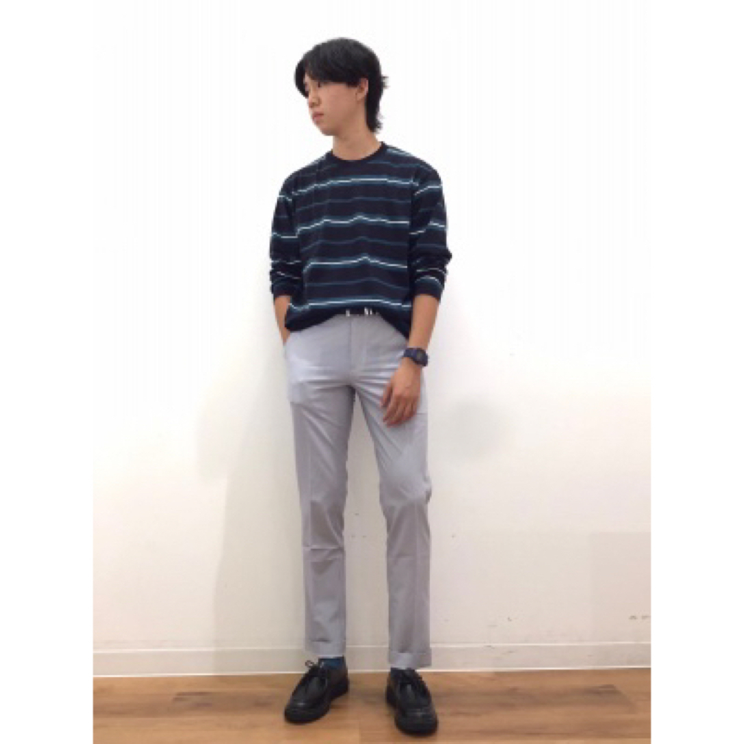 UNIQLO(ユニクロ)の新品　ユニクロ　感動パンツ2WAYストレッチ（シアサッカー・丈85cm）w73 メンズのパンツ(スラックス)の商品写真