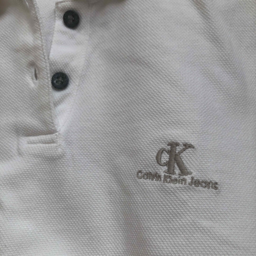 Lochie(ロキエ)のCALVIN KLEIN White polo💞 レディースのトップス(カットソー(半袖/袖なし))の商品写真