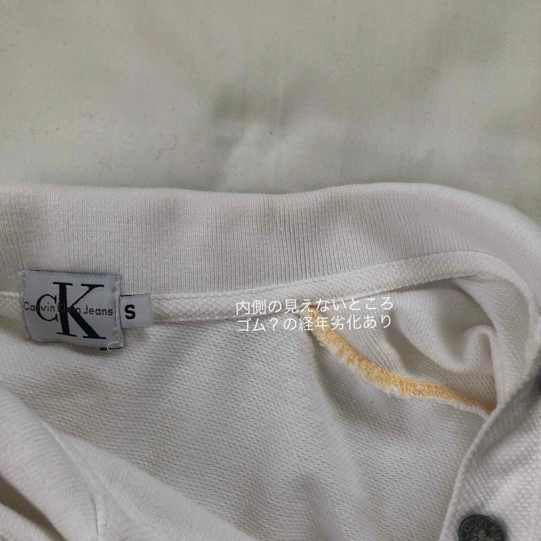 Lochie(ロキエ)のCALVIN KLEIN White polo💞 レディースのトップス(カットソー(半袖/袖なし))の商品写真