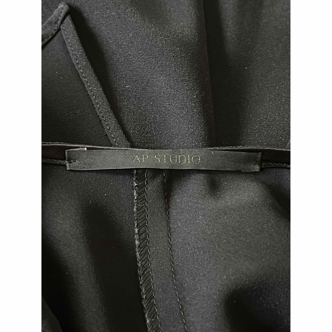 【AP STUDIO】ノースリーブタイブラウス ブラック レディースのトップス(シャツ/ブラウス(半袖/袖なし))の商品写真