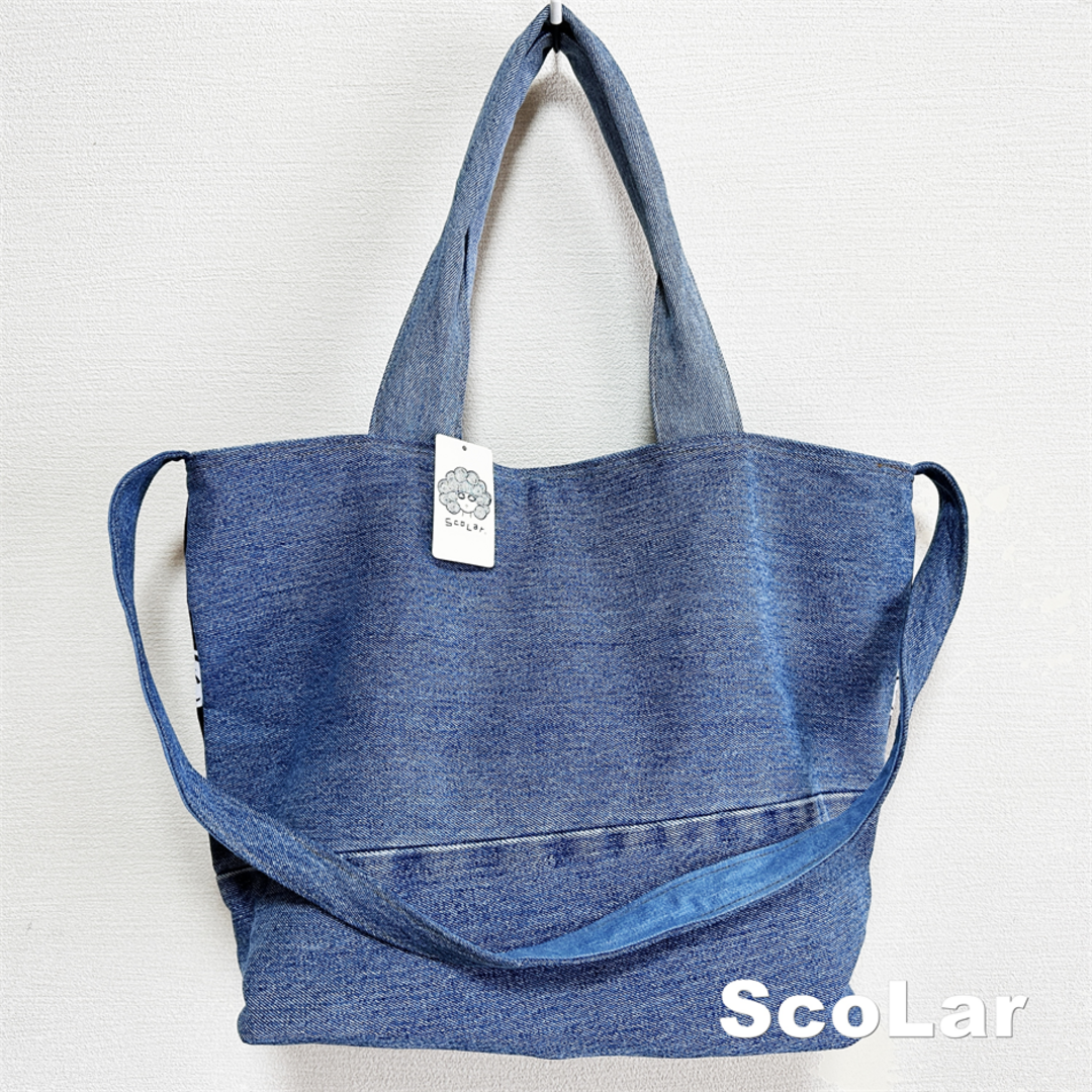 ScoLar(スカラー)の【ScoLar】ラビル×アヒル 2WAYショルダー&トートバッグ タグ付未使用 レディースのバッグ(ショルダーバッグ)の商品写真