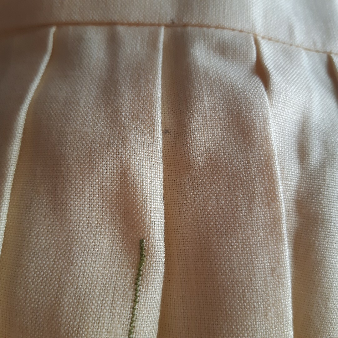 レディース スカート 膝丈 新品 イタリア製 リネン 麻 ANNABELLA レディースのスカート(ひざ丈スカート)の商品写真