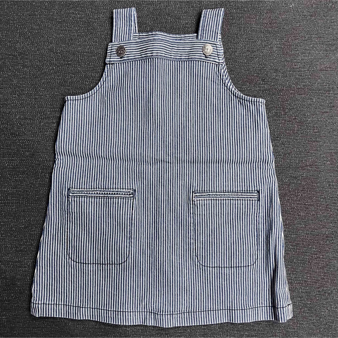 Bonpoint(ボンポワン)のボンポワン　オーバーオール　3a キッズ/ベビー/マタニティのキッズ服女の子用(90cm~)(ワンピース)の商品写真