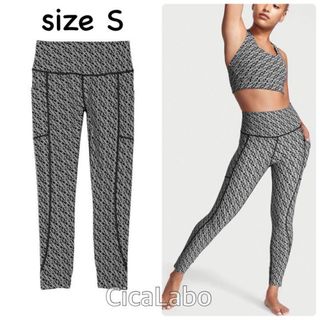 ヴィクトリアズシークレット(Victoria's Secret)の【新品】VS スポーツ ノックアウト レギンス VSロゴ S(レギンス/スパッツ)