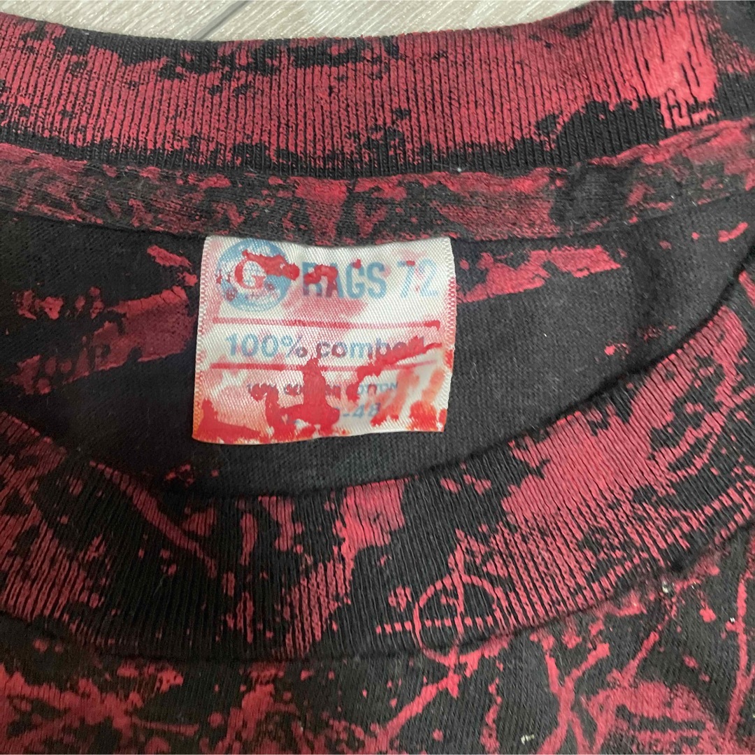 MUSIC TEE - Led Zeppelin 90s ヴィンテージ 古着 総柄 バンド Tシャツ