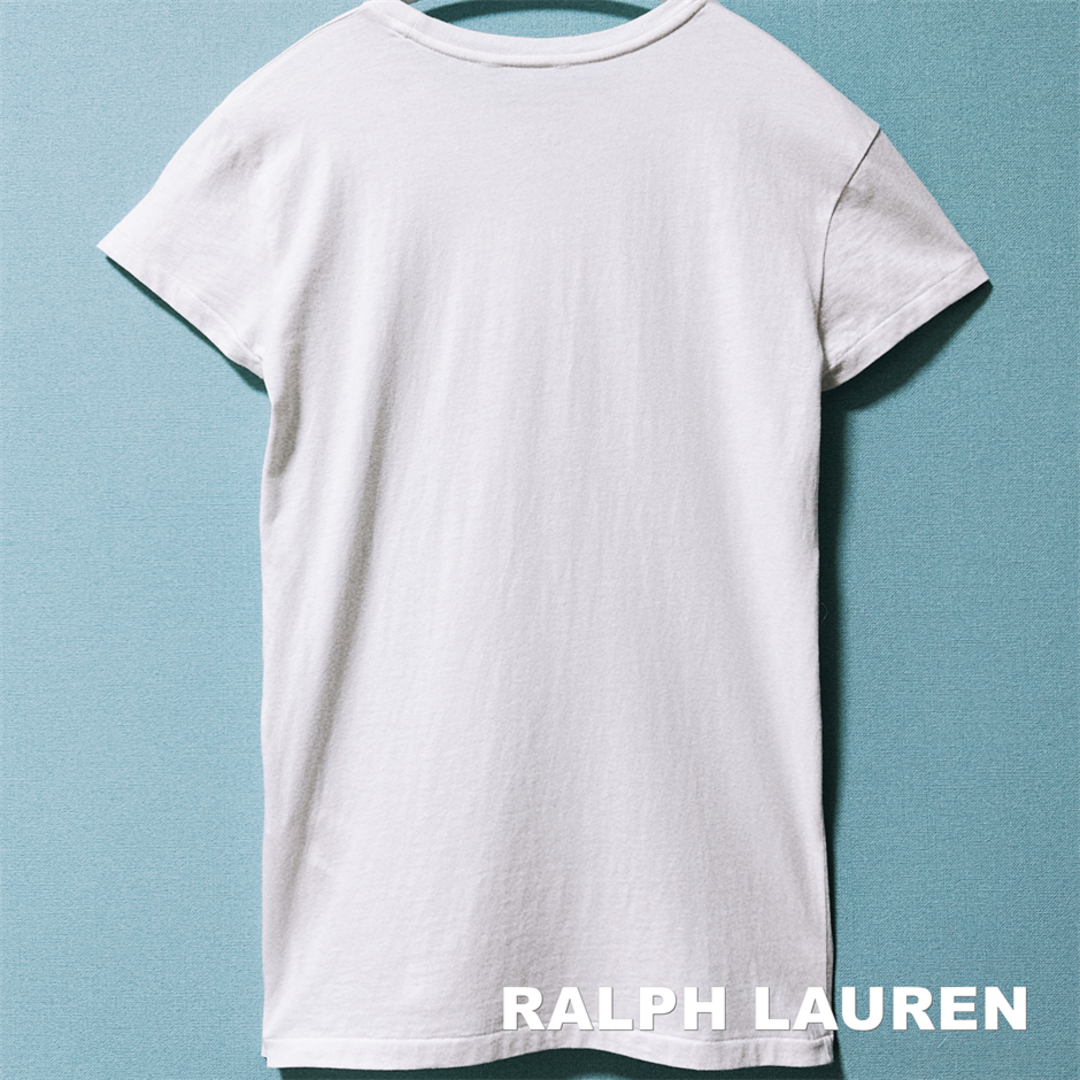 Ralph Lauren(ラルフローレン)の【RALPH LAUREN】ラルフローレン ポロベアー ホワイト Tシャツ レディースのトップス(Tシャツ(半袖/袖なし))の商品写真