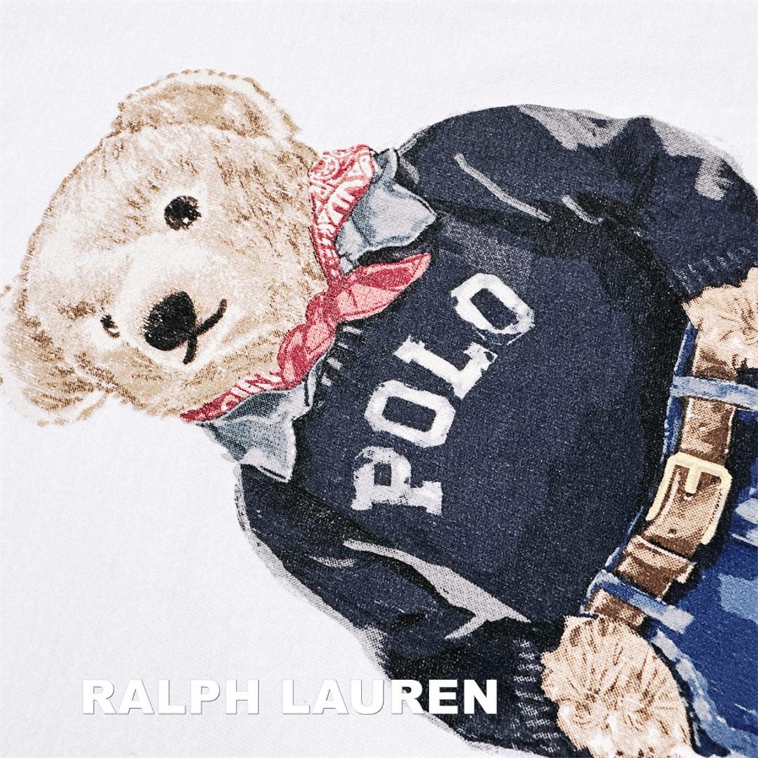 Ralph Lauren(ラルフローレン)の【RALPH LAUREN】ラルフローレン ポロベアー ホワイト Tシャツ レディースのトップス(Tシャツ(半袖/袖なし))の商品写真