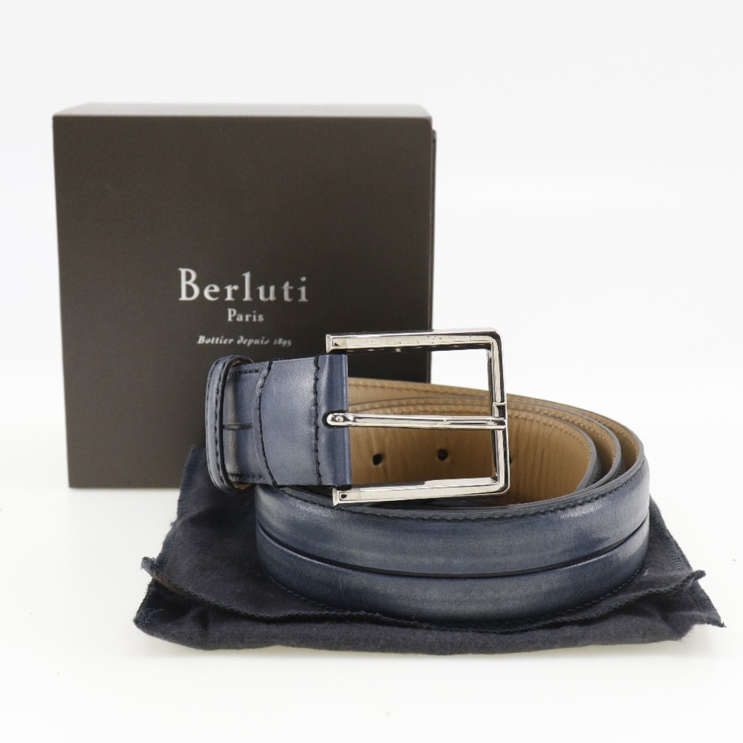Berluti - 【Berluti】ベルルッティ レザー 青 メンズ ベルトの通販 by