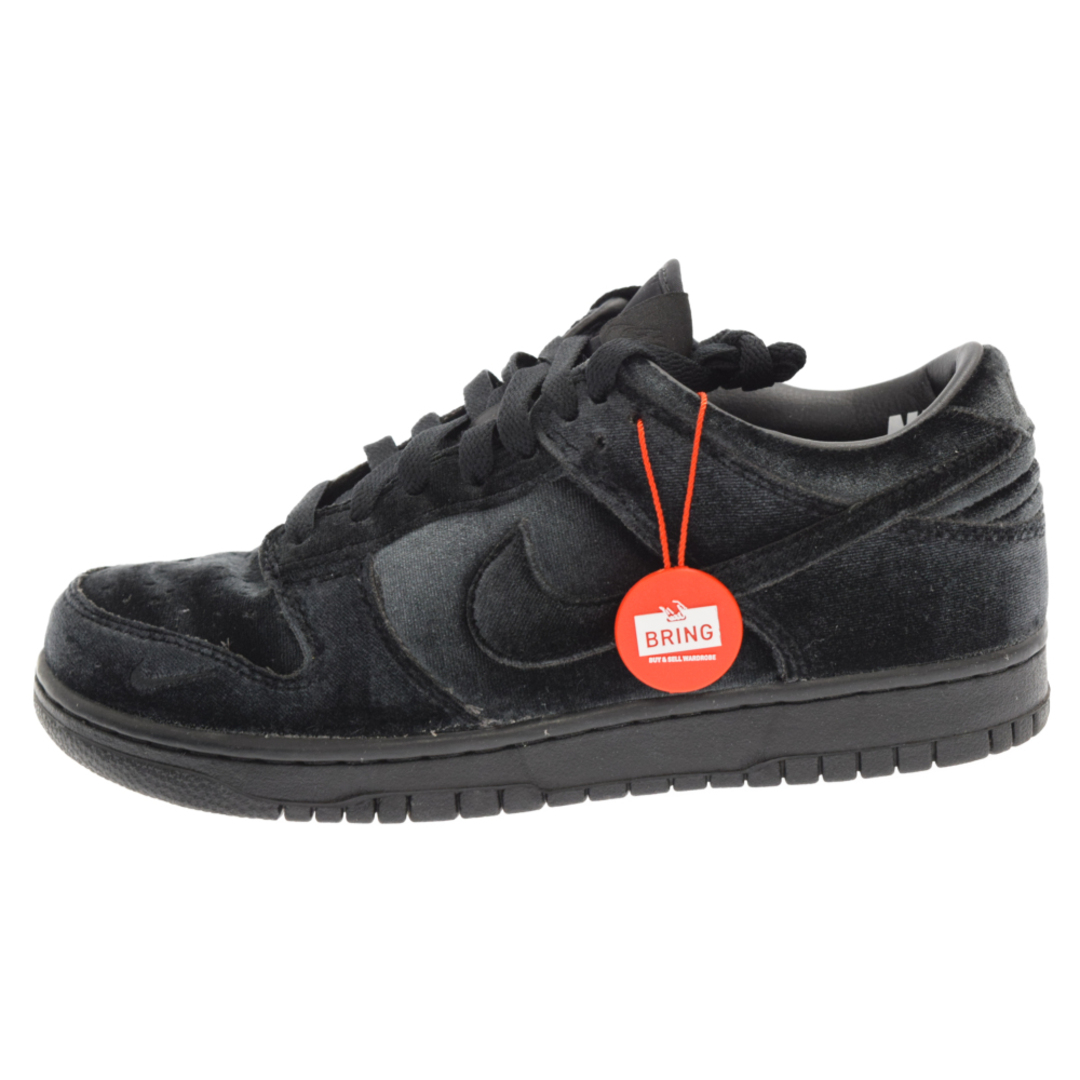 NIKE ナイキ DUNK LOW DSM ダンクロウDSMベルベットスニーカー ドーバーストリートマーケット US6/24cm ブラック DH2686-002