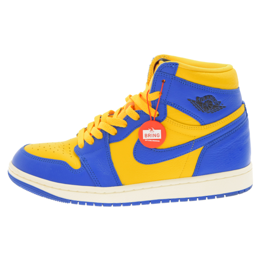 NIKE ナイキ WMNS AIR JORDAN 1 RETRO HIGH OG GAME ROYAL VARSITY MAIZE ウィメンズ エアジョーダン 1 レトロ ハイ バーシティ ロイヤル ハイカットスニーカー FD2596-70029センチワイズ