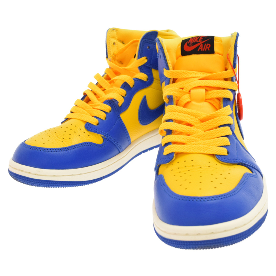 NIKE ナイキ WMNS AIR JORDAN1 RETRO HIGH OG GAME ROYAL VARSITY MAIZE FD2596-700 ウィメンズ エアジョーダン1 バーシティ ロイヤル ハイカットスニーカー US12/29.0cm