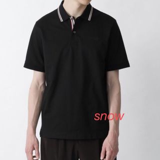 ブラックレーベルクレストブリッジ(BLACK LABEL CRESTBRIDGE)の《新品 タグ付き》ブラックレーベルクレストブリッジ  ストライプポロ(ポロシャツ)